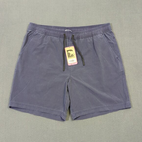BearBottom Shorts Men's XL Navy Blue Volley Short 7" Hybrid Swim Drawstrings NWT - Picture 1 of 9
